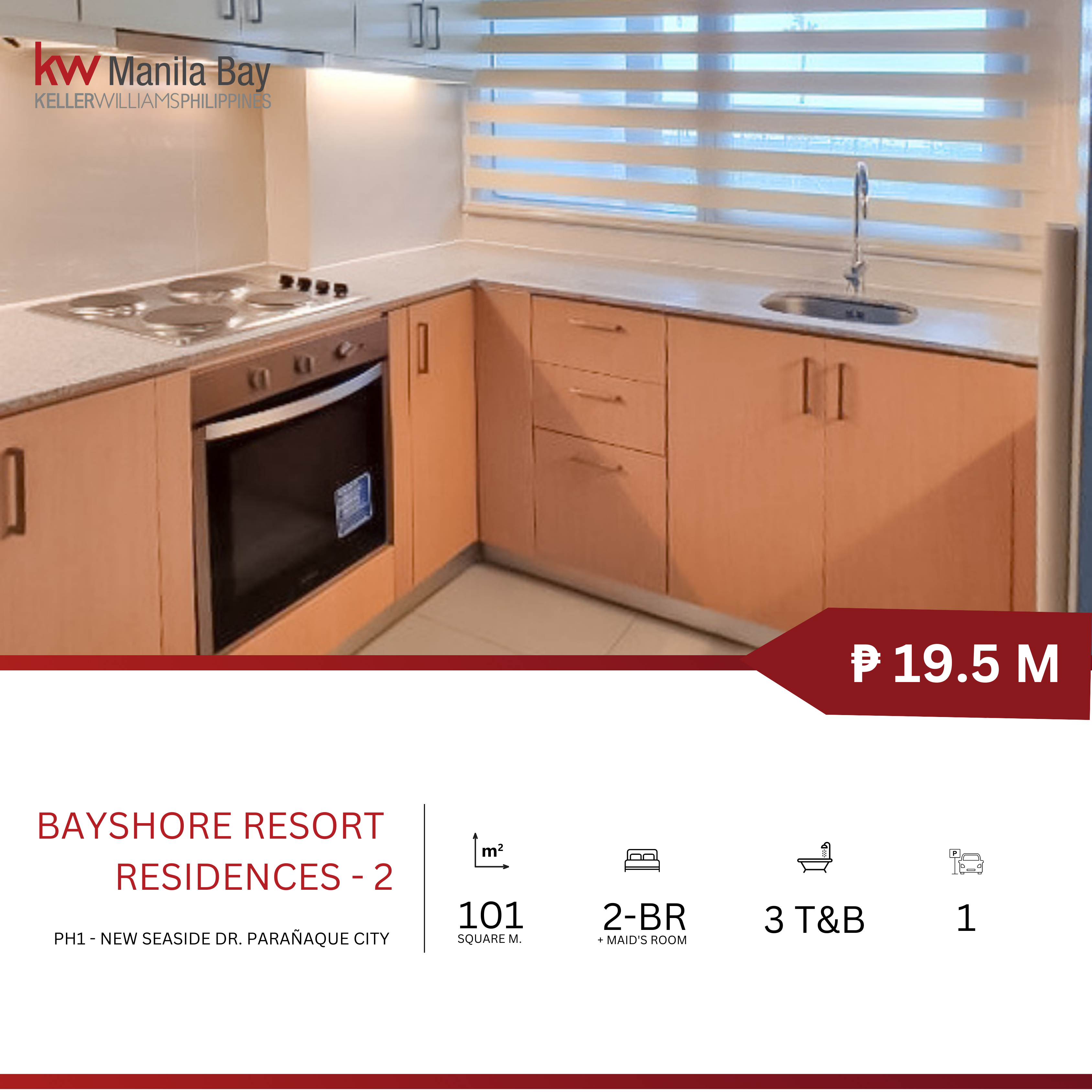 Newly Turned-over 2-Bedroom Condo at Bayshore 2